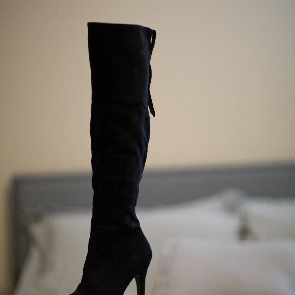 The Platform Over-the-Knee Boot by Charles David